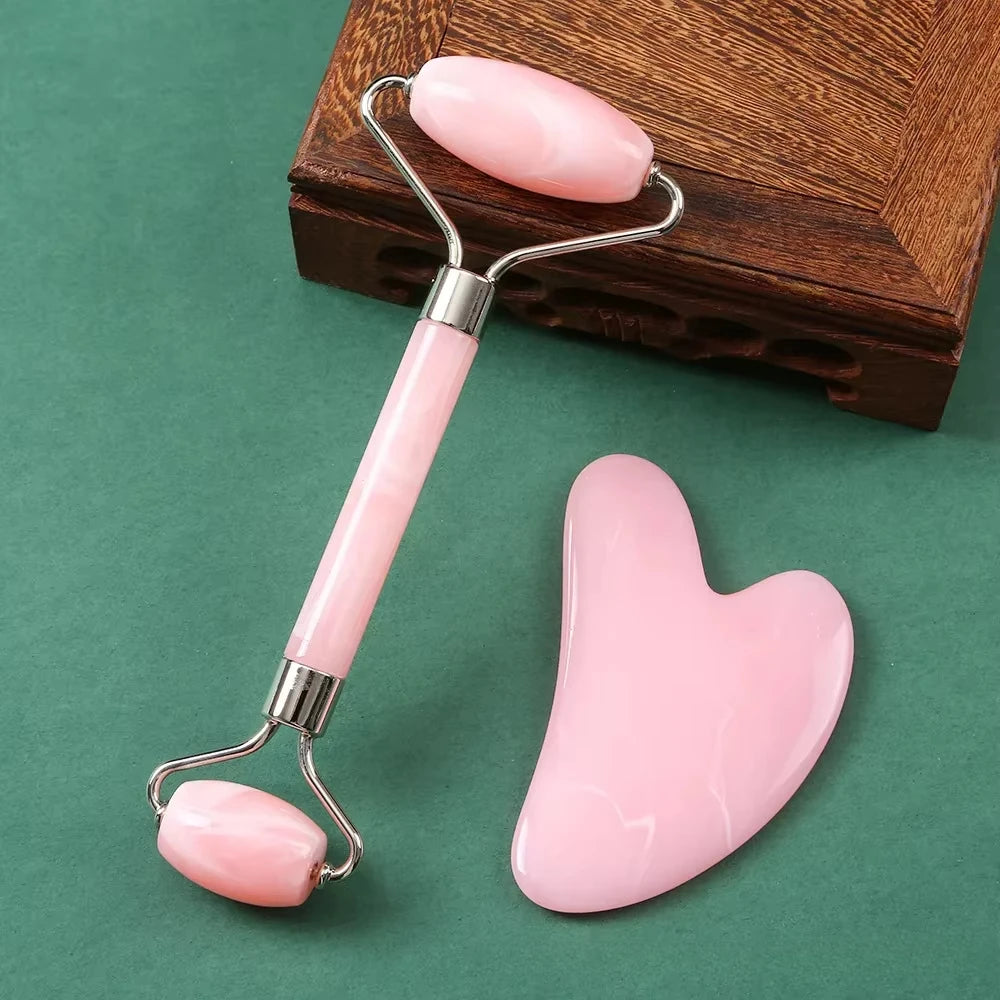 Gua Sha Massage Board Neck Anti Wrinkle Massager Tool Facial Skin Lifting Anti-Wrinkle Beeswax Stone Scraping Massager