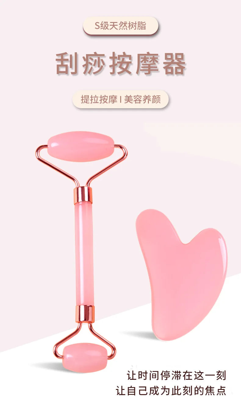 Gua Sha Massage Board Neck Anti Wrinkle Massager Tool Facial Skin Lifting Anti-Wrinkle Beeswax Stone Scraping Massager