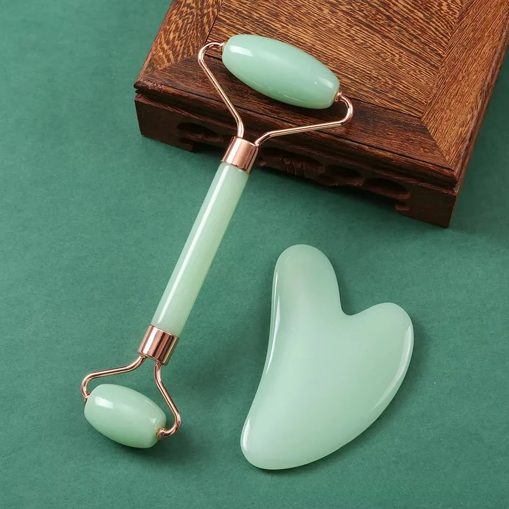 Gua Sha Massage Board Neck Anti Wrinkle Massager Tool Facial Skin Lifting Anti-Wrinkle Beeswax Stone Scraping Massager