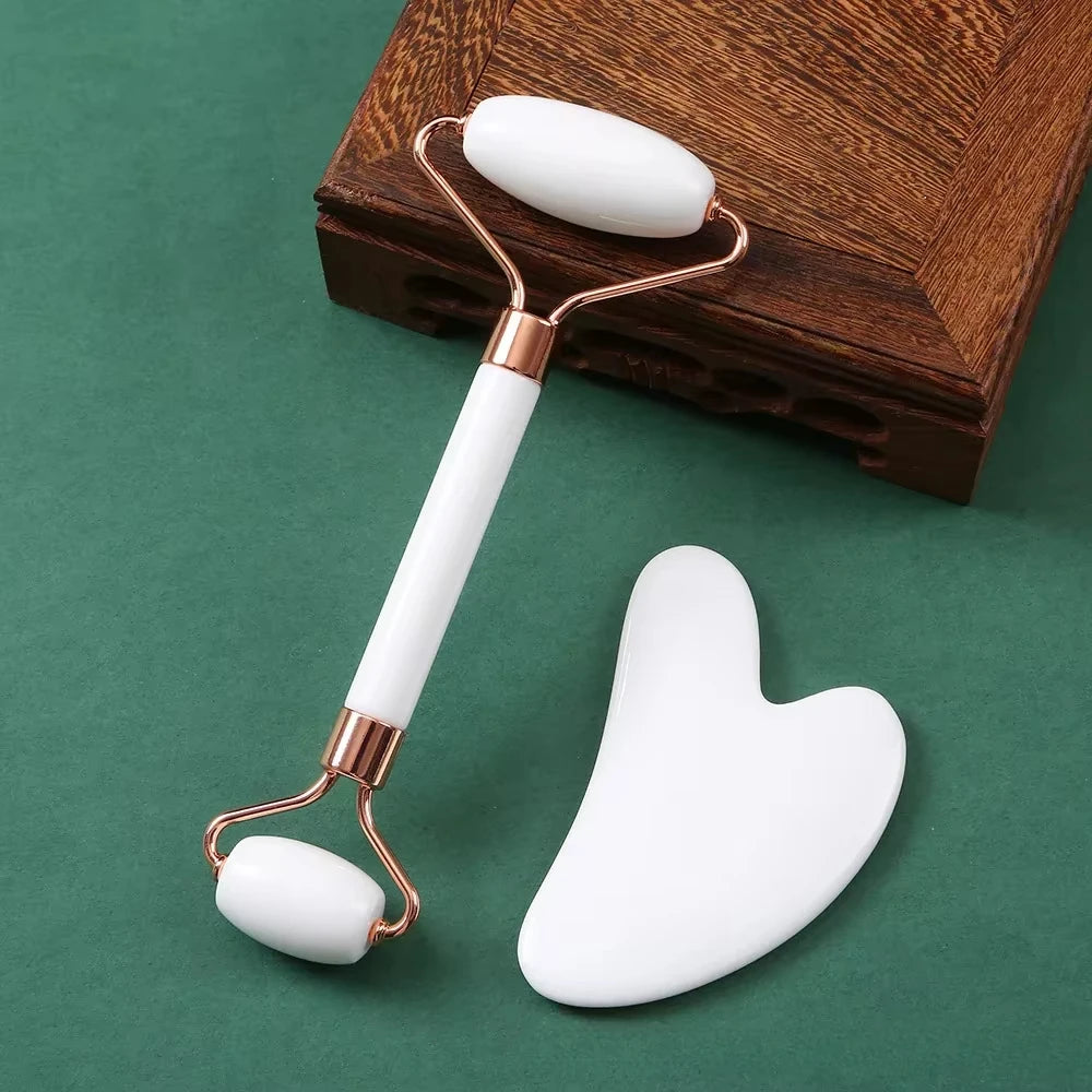 Gua Sha Massage Board Neck Anti Wrinkle Massager Tool Facial Skin Lifting Anti-Wrinkle Beeswax Stone Scraping Massager