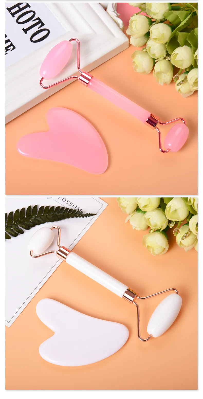 Gua Sha Massage Board Neck Anti Wrinkle Massager Tool Facial Skin Lifting Anti-Wrinkle Beeswax Stone Scraping Massager